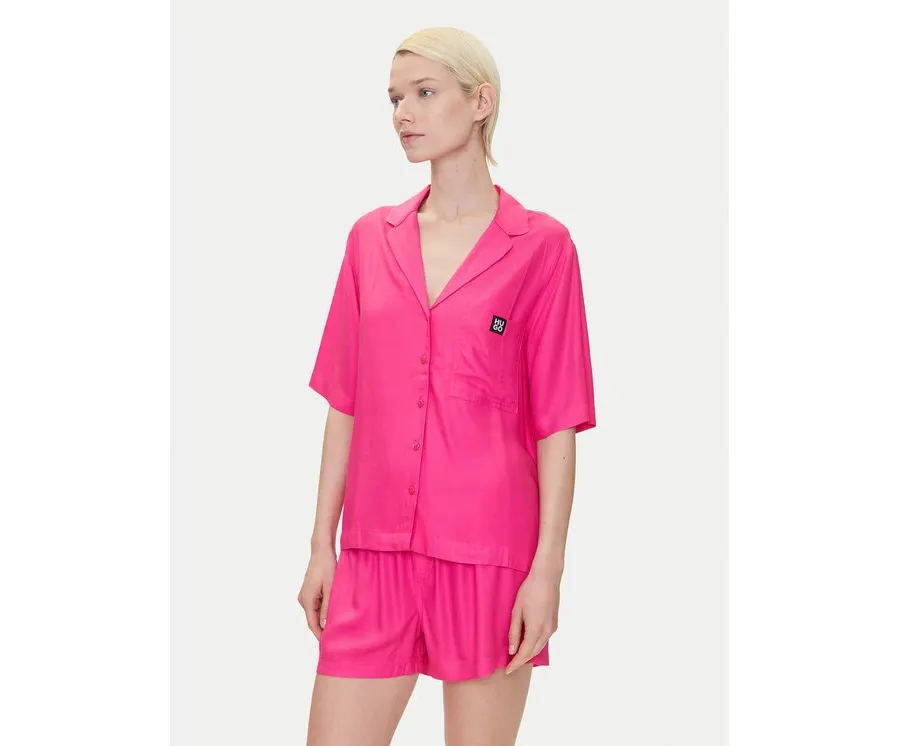 obrazek 1 HUGO Piżama Jade 50540051 Różowy Relaxed Fit