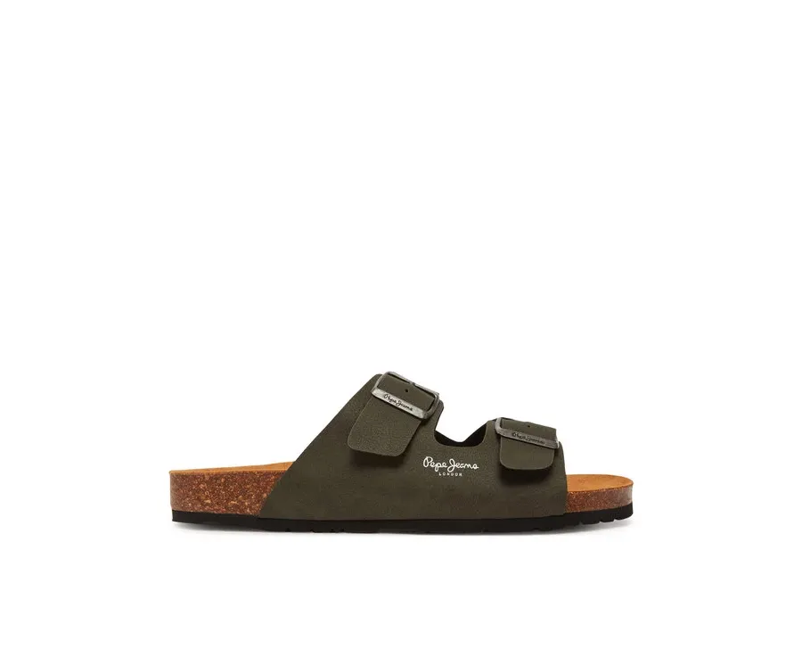 obrazek 1 Pepe Jeans Klapki PMS90110 Khaki