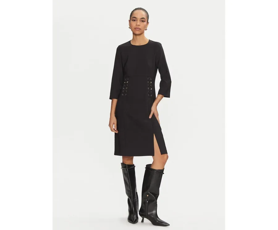 obrazek 1 Joseph Ribkoff Sukienka koktajlowa 243005 Czarny Regular Fit