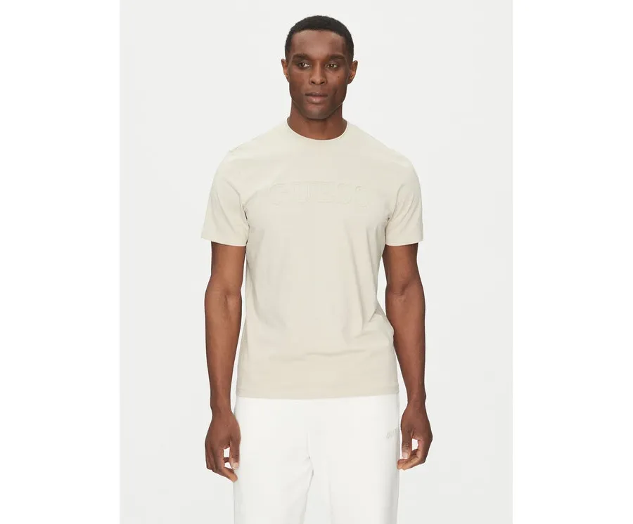 obrazek 1 Guess T-Shirt Z2YI11 J1314 Beżowy Regular Fit