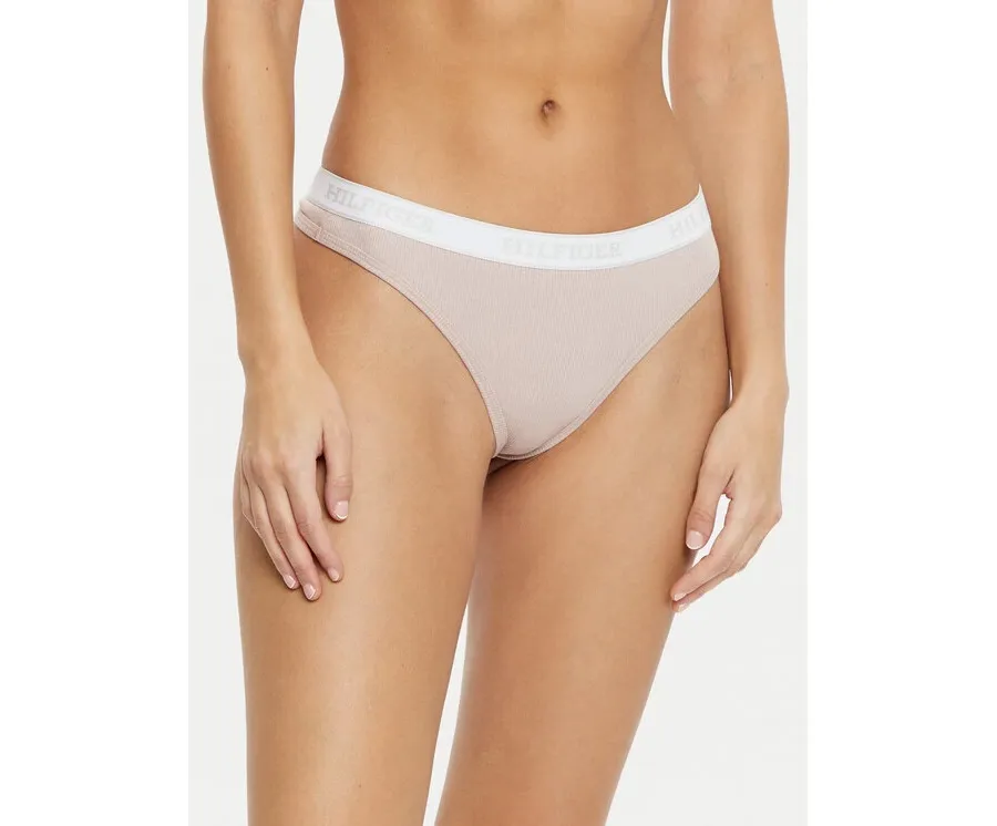 obrazek 1 Tommy Hilfiger Stringi UW0UW05539 Beżowy