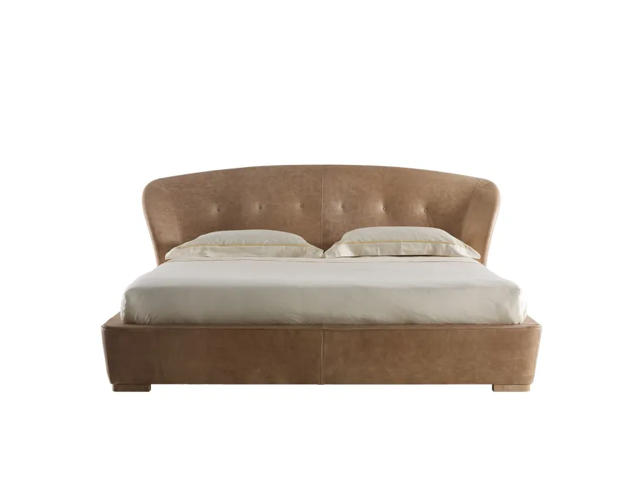 obrazek 3 Włoskie łóżko z litego drewna, queen size - Ulivi Salotti