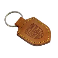 Picture A unique leather keychain with the option of personalization for companies