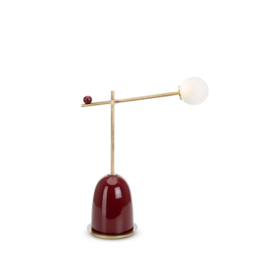 obrazek 1 Oszałamiająca lampa stołowa H.62xL.57xP.22 cm