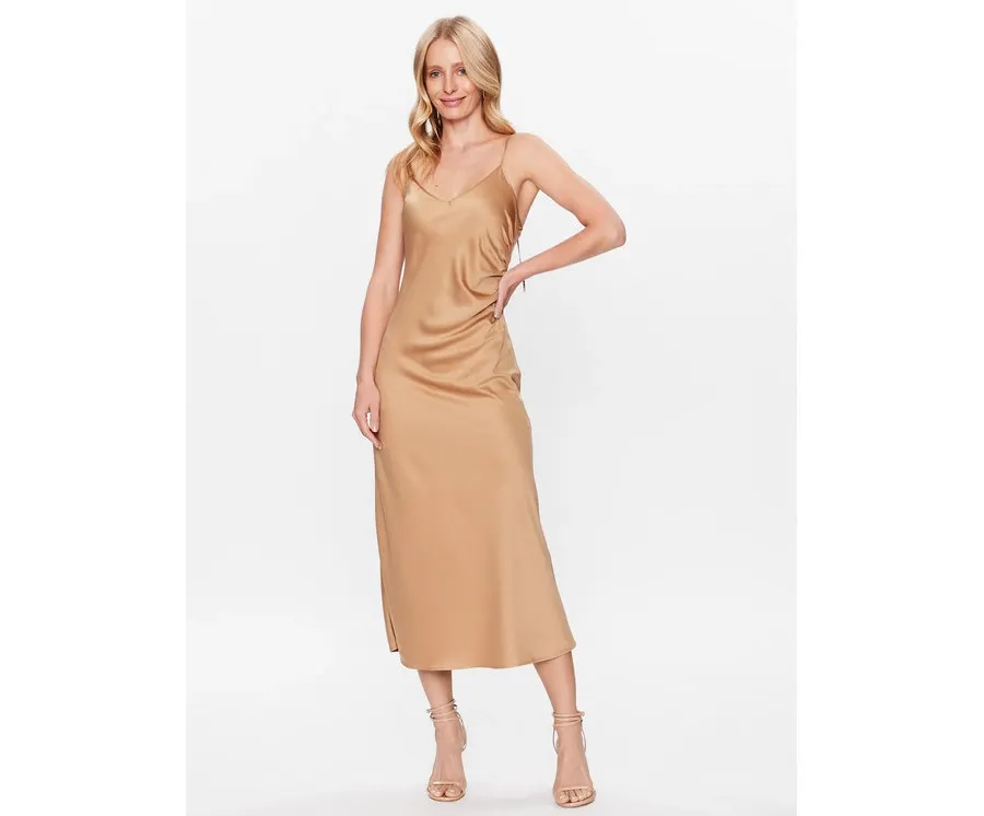 obrazek 1 Marella Sukienka koktajlowa Vermut 2332210335 Beżowy Slim Fit
