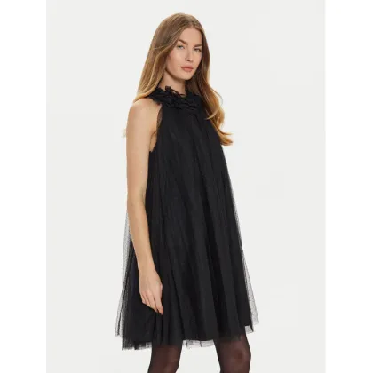 Zdjęcie TWINSET Sukienka koktajlowa 242AT2150 Czarny Loose Fit