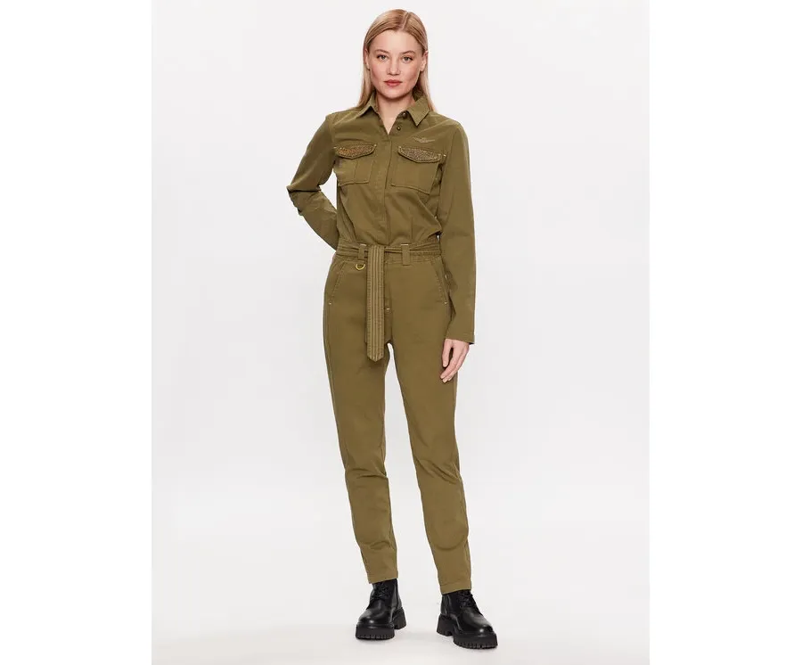 obrazek 1 Aeronautica Militare Kombinezon 231TU115DCT3084 Zielony Regular Fit