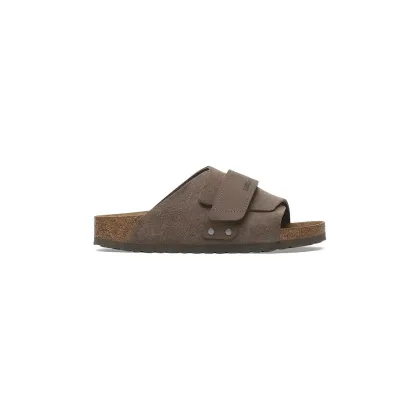 Zdjęcie Birkenstock klapki skórzane Kyoto kolor zielony 1029138