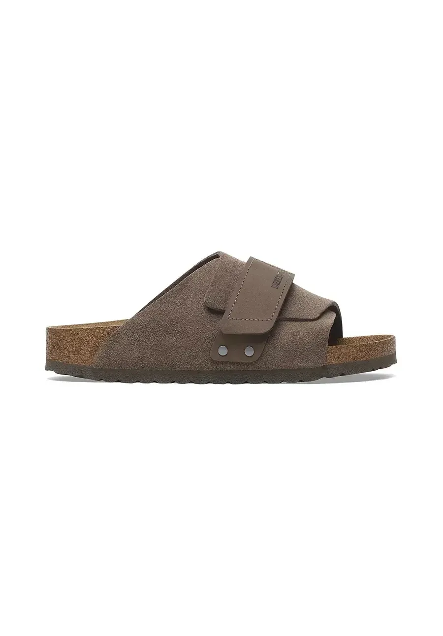 obrazek 1 Birkenstock klapki skórzane Kyoto kolor zielony 1029138