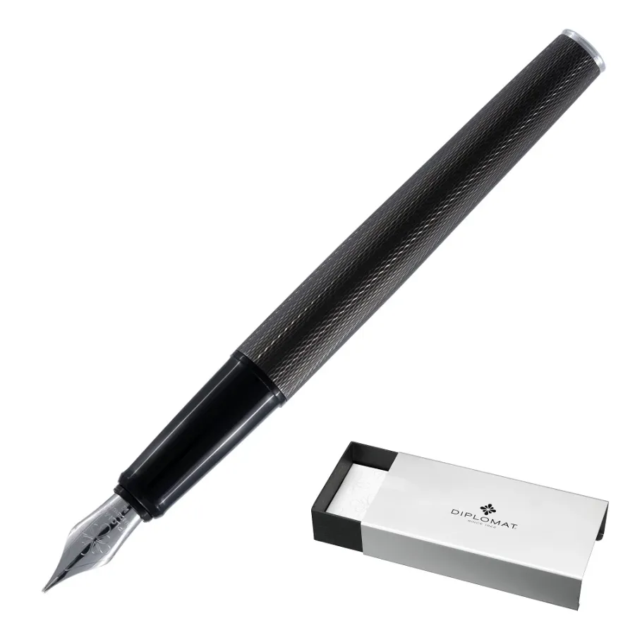 obrazek 3 Piękne pióro wieczne Esteem Guilloche Black Barley
