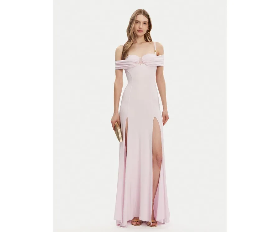 obrazek 1 Elisabetta Franchi Sukienka wieczorowa AB-R08-51E2-V800 Różowy Regular Fit