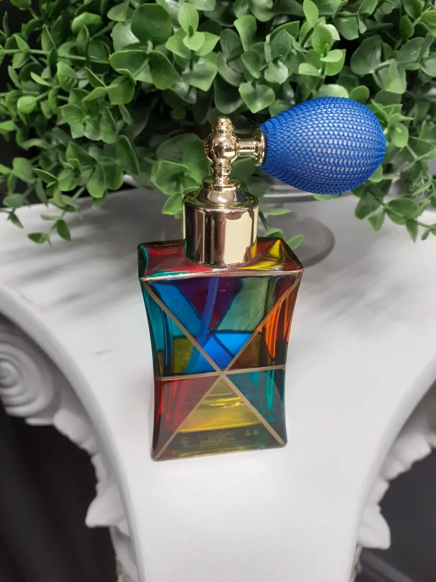 obrazek 2 Cudowna butelka, pojemnik na perfumy ze szkła murano na upominek