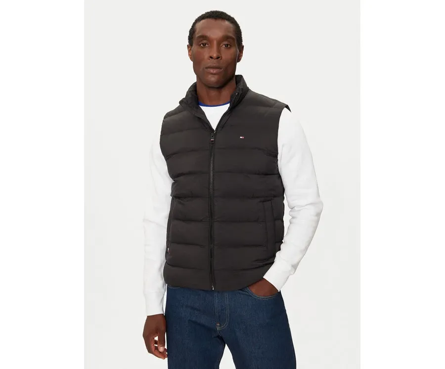 obrazek 1 Tommy Hilfiger Bezrękawnik MW0MW37255 Czarny Regular Fit