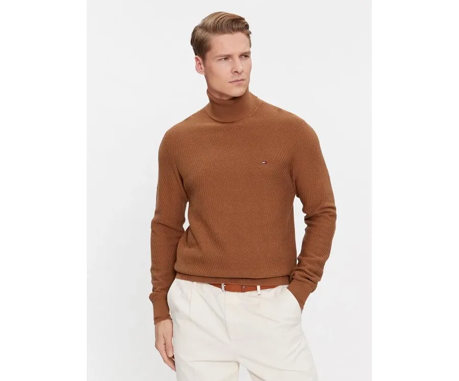 obrazek 1 Tommy Hilfiger Golf MW0MW33453 Brązowy Regular Fit