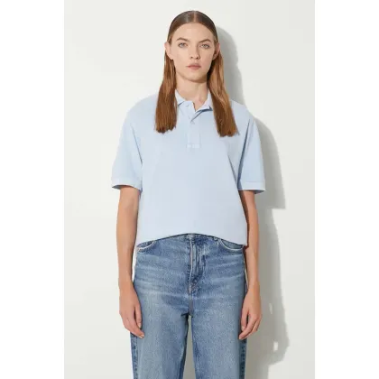 Zdjęcie Lacoste polo bawełniane kolor niebieski gładki PH3450 S0I