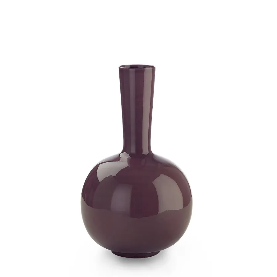 obrazek 1 Duży wazon z glazurowanej ceramiki H.47xL.28xD.Int.9 cm