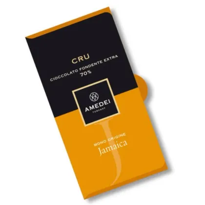 Zdjęcie Ciemna czekolada CRU Jamaica Amedei, 70% kakao, 50g