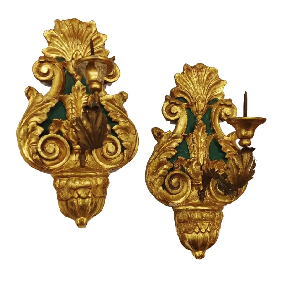 obrazek 1 Eleganckie kinkiety z XVIII wieku