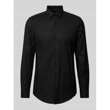 Zdjęcie Koszula biznesowa o kroju slim fit z kołnierzykiem typu kent
