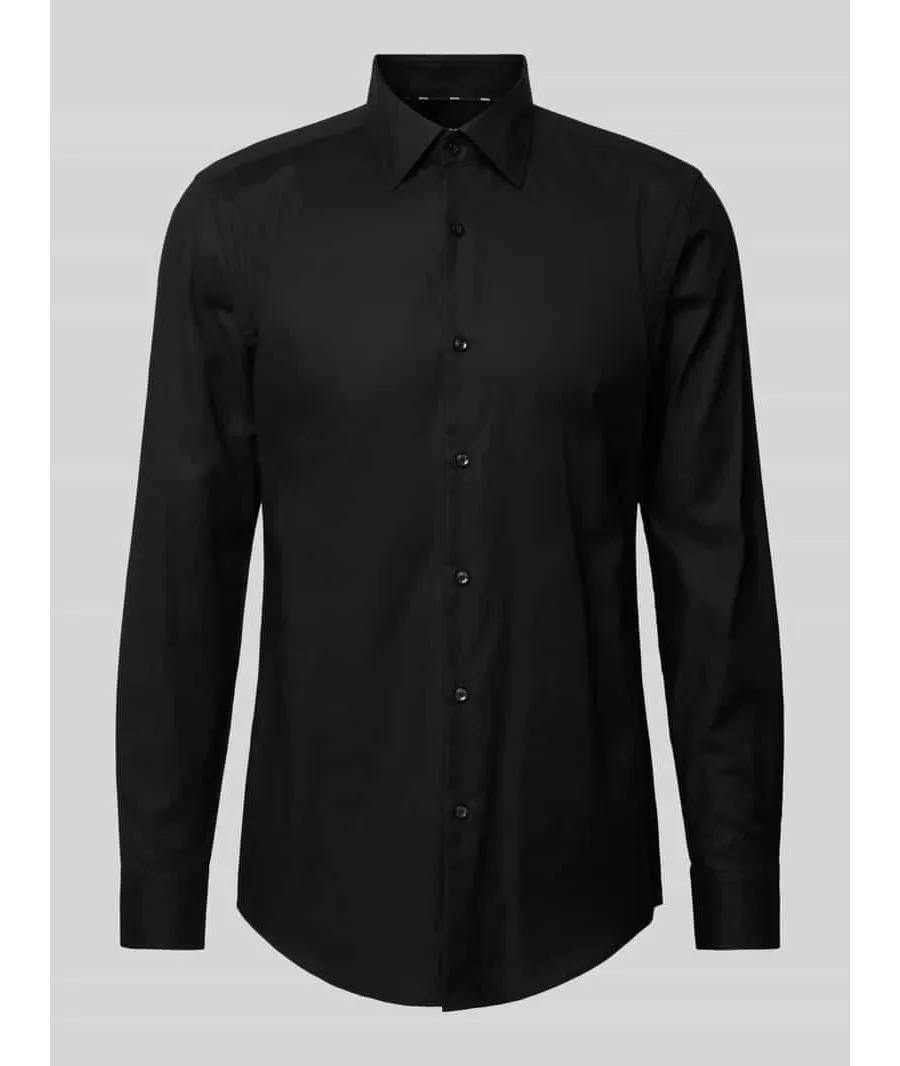 obrazek 1 Koszula biznesowa o kroju slim fit z kołnierzykiem typu kent