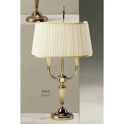 Picture 2-light table lamp