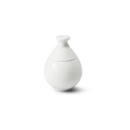 Picture A unique white porcelain container for small things from the Flora decor - Leander collection