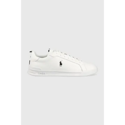 Zdjęcie Polo Ralph Lauren sneakersy skórzane Hrt Ct II kolor biały 809860883006