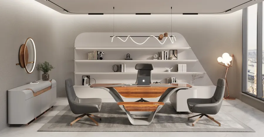 obrazek 1 Elegancki zestaw mebli biurowych