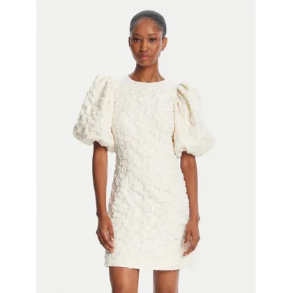 Zdjęcie ROTATE Sukienka koktajlowa 114551857 Écru Slim Fit