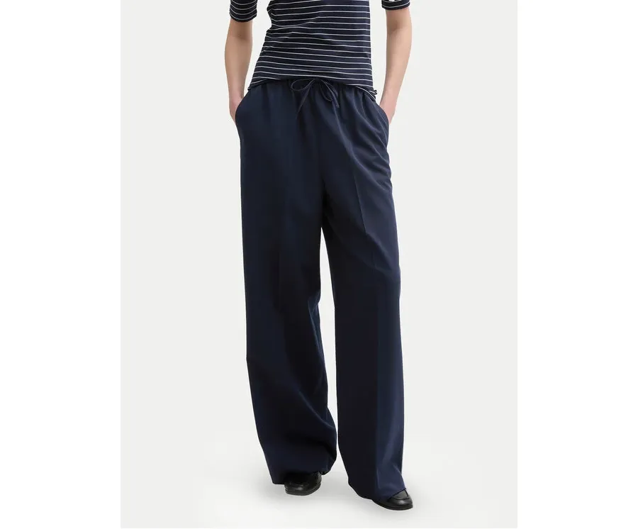 obrazek 1 Tom Tailor Denim Spodnie materiałowe 1045693 Granatowy Regular Fit