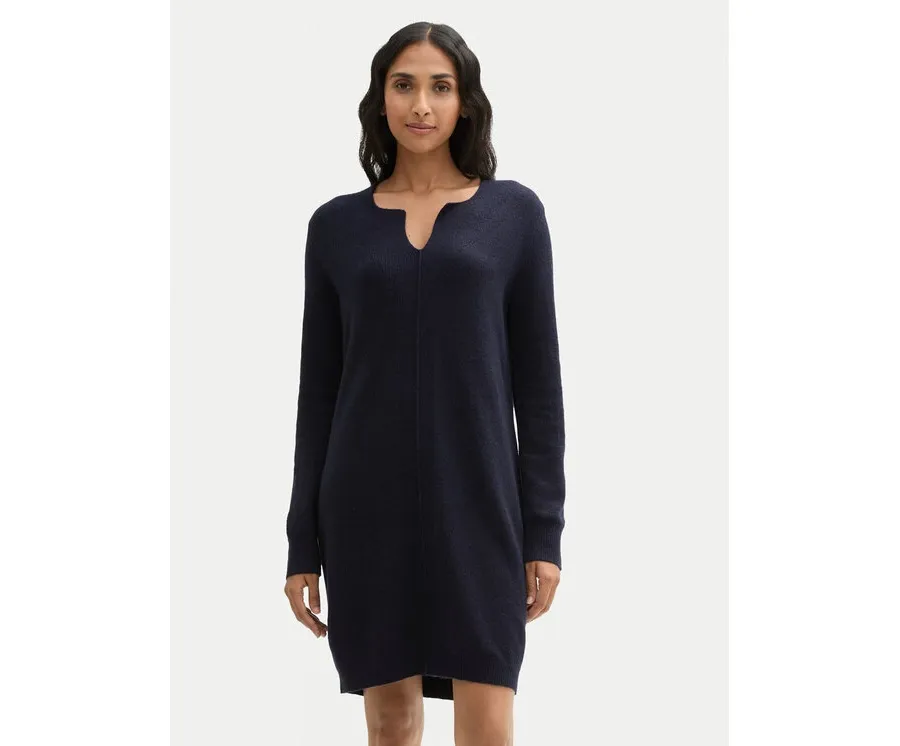 obrazek 1 Tom Tailor Sukienka dzianinowa 1044536 Granatowy Regular Fit