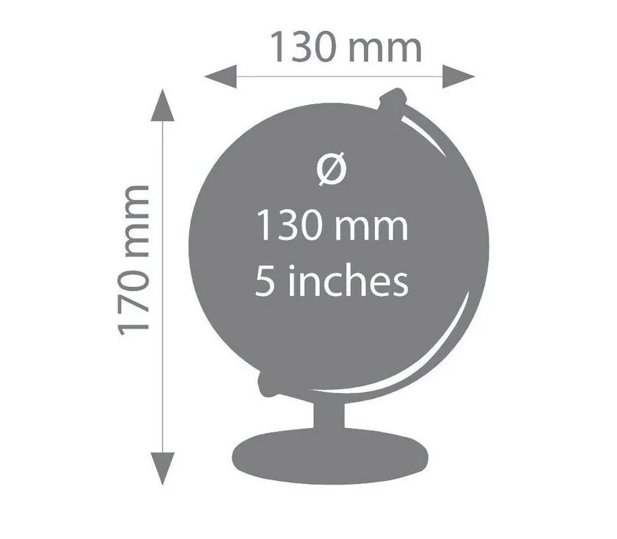 obrazek 2 Luksusowy globus ozdobny Gagarin na biurko