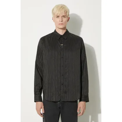 Zdjęcie Martine Rose koszula Classic Shirt kolor czarny relaxed z kołnierzykiem klasycznym 401WS01015
