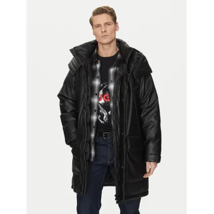 Zdjęcie HUGO Kurtka z imitacji skóry Misian2441 50522494 Czarny Relaxed Fit