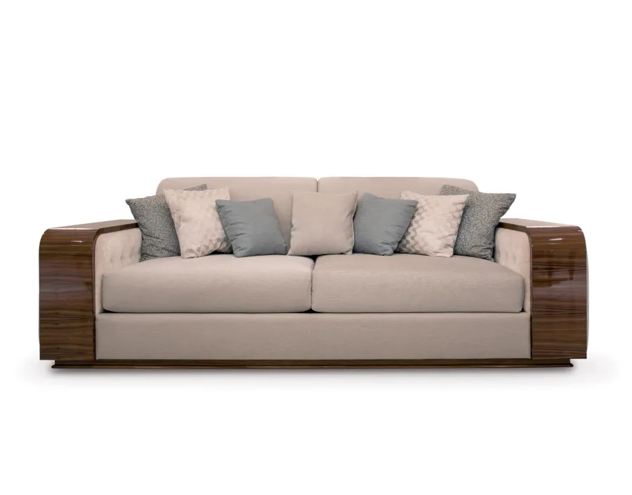 obrazek 2 Włoska klasyczna sofa 3 osobowa do luksusowego wnętrza - Bianchini
