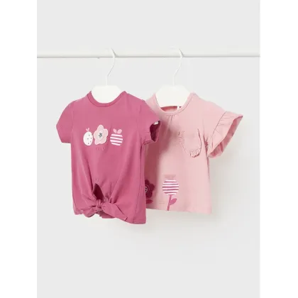 Zdjęcie Mayoral Komplet 2 t-shirtów 1097 Różowy Regular Fit
