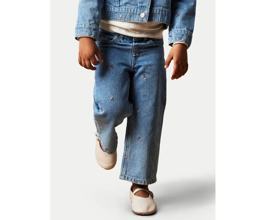 obrazek 1 NAME IT Jeansy Rose 13238642 Niebieski Wide Leg