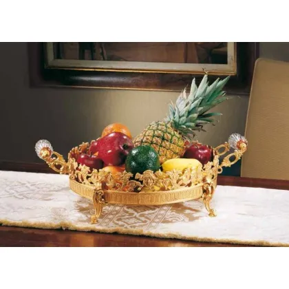 Picture Exclusive serving tray in gilded bronze