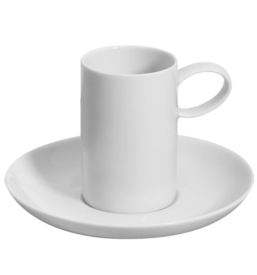 picture 1 Porcelain coffee cup and saucer from the Domo White collection - Vista Alegre