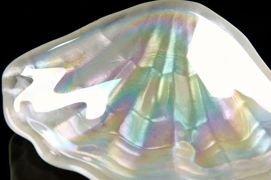 picture 2 Unique plate with curved edges on the table