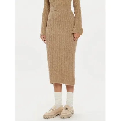 Zdjęcie Liu Jo Spódnica midi WF4391 MA43P Beżowy Regular Fit