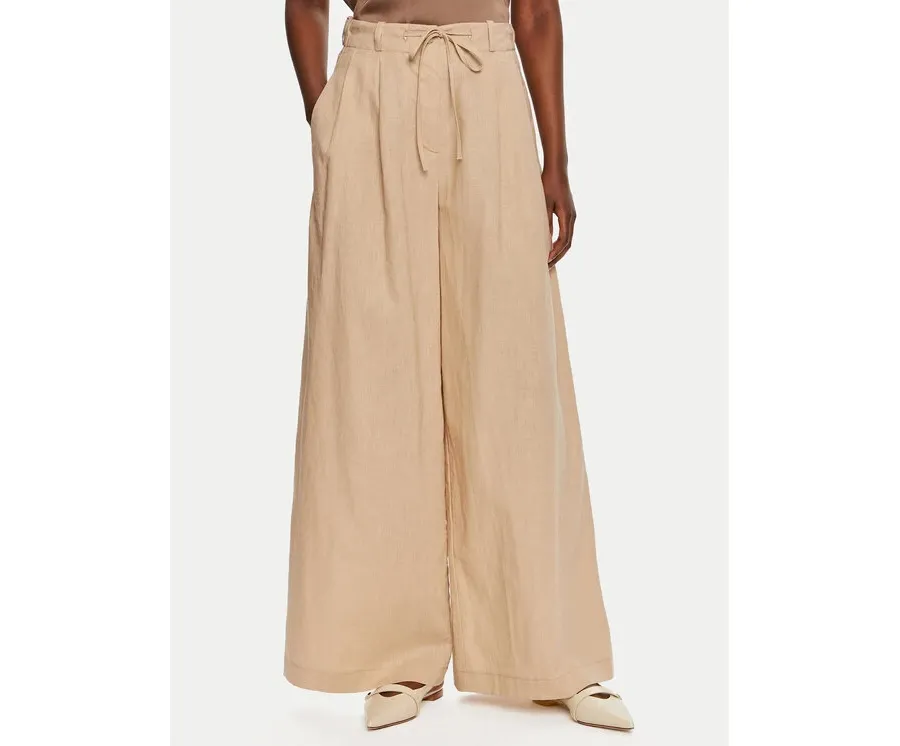 obrazek 1 ViCOLO Spodnie materiałowe TB2700 Beżowy Relaxed Fit