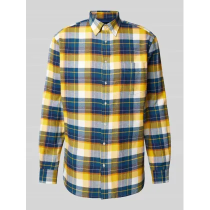 Zdjęcie Koszula casualowa o kroju regular fit z kołnierzykiem typu button down