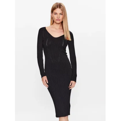 Zdjęcie Guess Sukienka dzianinowa W3YK21 Z2U00 Czarny Slim Fit
