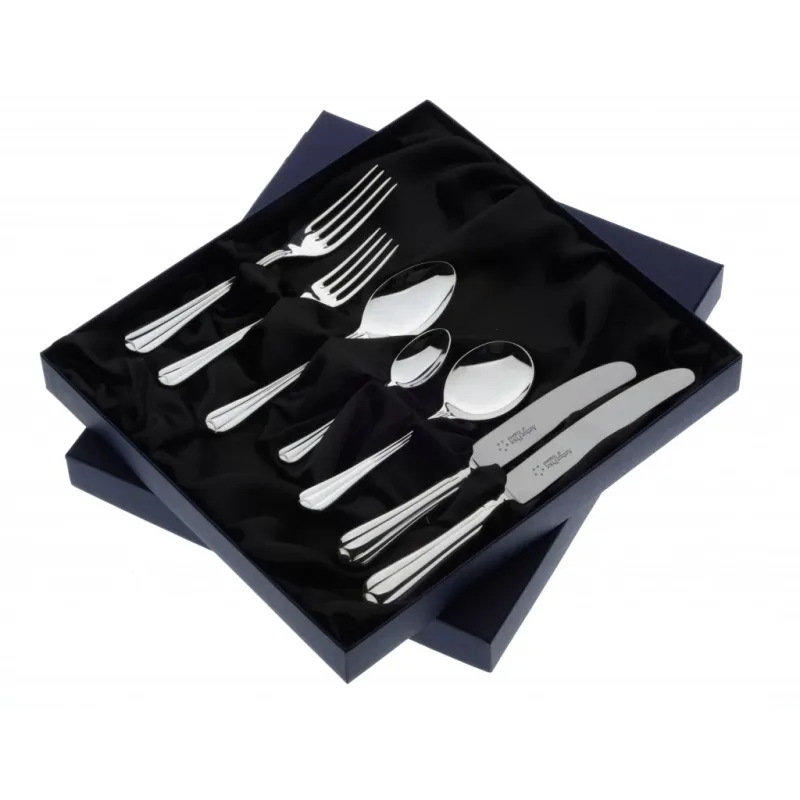 2-piece Fish Cutlery Set (fish knife, fish fork), Black with Mother of  Pearl, 1 person