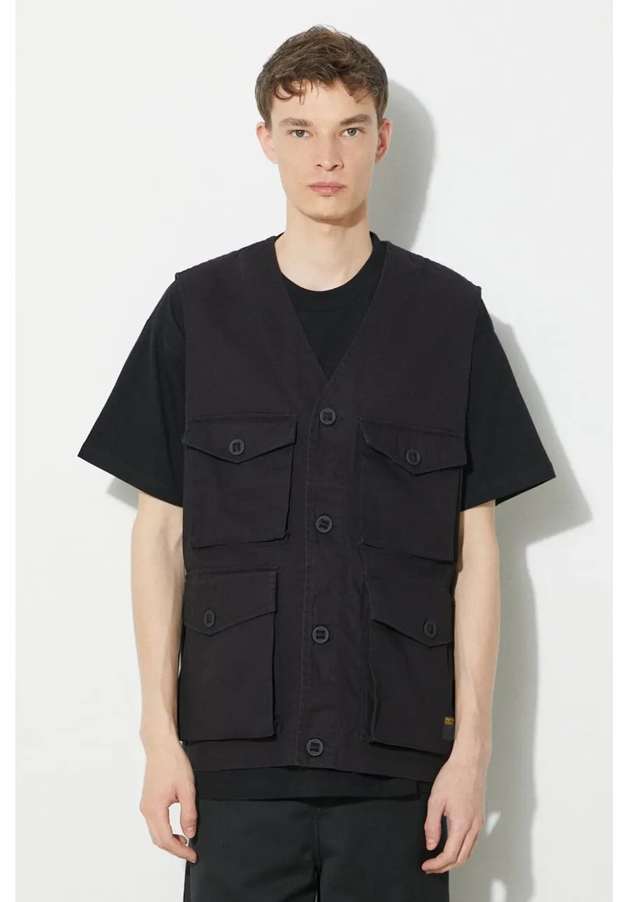 obrazek 1 Carhartt WIP bezrękawnik Unity Vest męski kolor czarny przejściowy I032980.894G