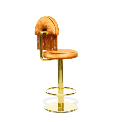 Zdjęcie Krzesło barowe z frędzlami