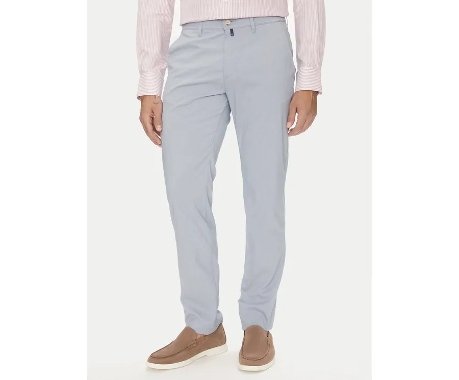 obrazek 1 Pierre Cardin Chinosy C3 33730.1058 Błękitny Slim Fit
