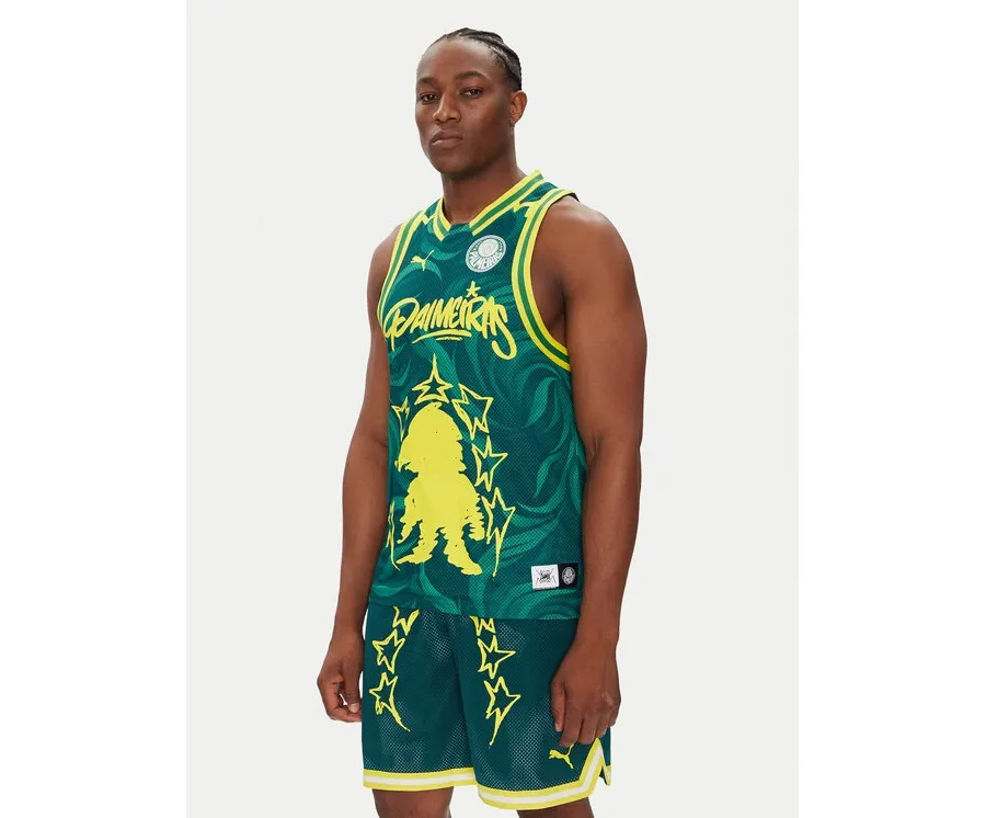 obrazek 1 Puma Tank top 631702 Zielony Regular Fit