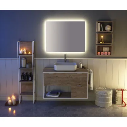 Zdjęcie Luksusowy minimalistyczny komplet mebli do łazienki - Proteo Arredo Bagno